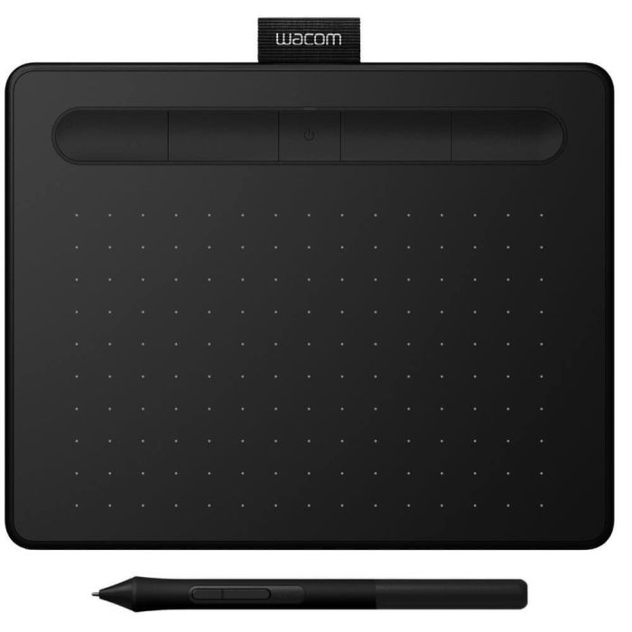 Графический планшет Wacom Intuos M Bluetooth черный