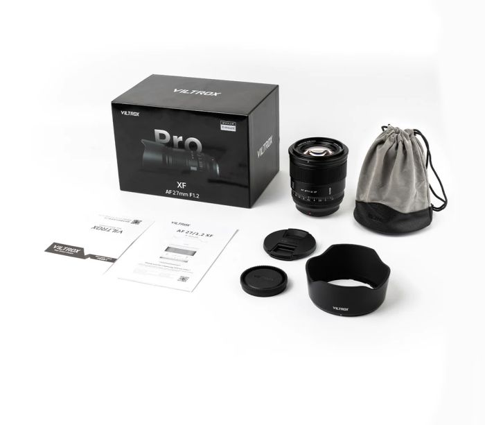 Объектив Viltrox AF 27mm F1.2 PRO XF для Fujifilm X, черный