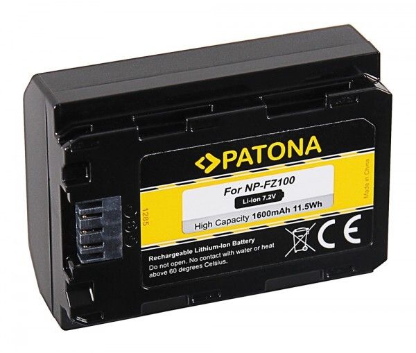 Аккумулятор Patona Protect аналог Sony NP-FZ100