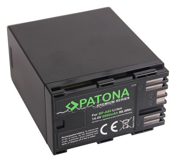 Аккумулятор Patona Premium аналог Canon BP-A60
