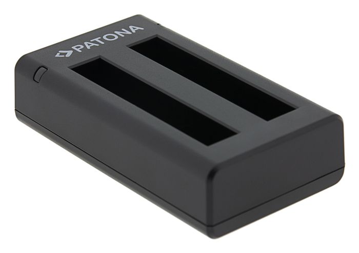 Зарядное устройство Patona Dual LCD USB для 2х аккумуляторов Insta360 X3
