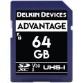 Карта памяти Delkin Devices Advantage SDXC 64GB UHS-I U3 V30, R/W 100/80 МБ/с Карта памяти Delkin Devices Advantage SDXC 64GB UHS-I U3 V30, R/W 100/80 МБ/с
