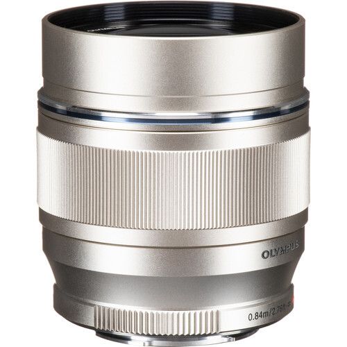 Объектив Olympus M.Zuiko Digital ED 75mm F1.8 серебристый