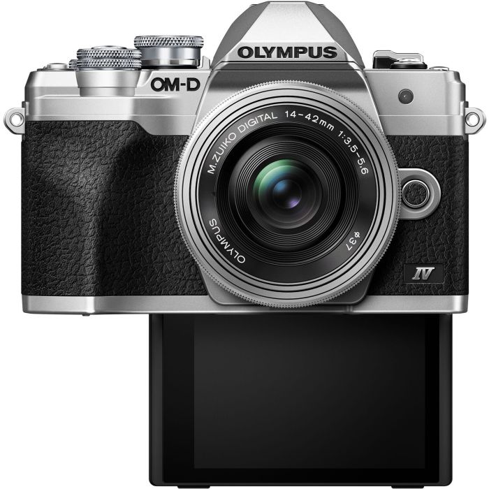 Фотоаппарат Olympus OM-D E-M10 Mark IV серебристый + 14-150mm f/4-5.6 II ED