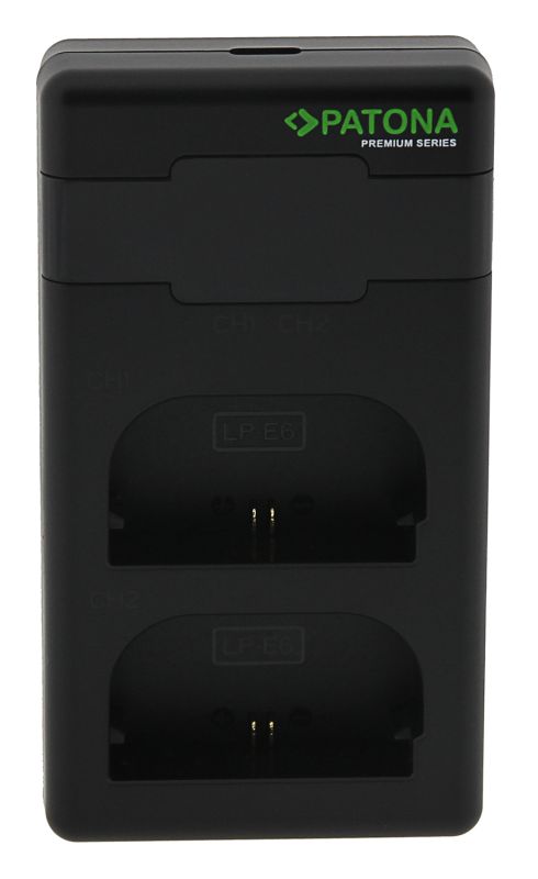 Зарядное устройство Patona Premium Twin Performance PD Charger для 2х аккумуляторов LP-E6
