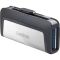 Флеш-накопитель SanDisk Ultra Dual Drive USB 3.1 Gen1 Type-C/USB-A 256GB, R 150 МБ/с