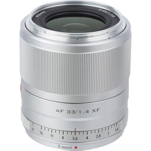 Объектив Viltrox AF 33mm F1.4 XF для Fujifilm X, серебристый