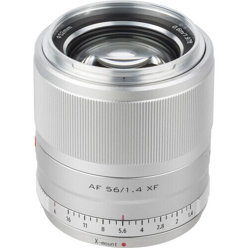 Объектив Viltrox AF 56mm F1.4 XF для Fujifilm X, серебристый