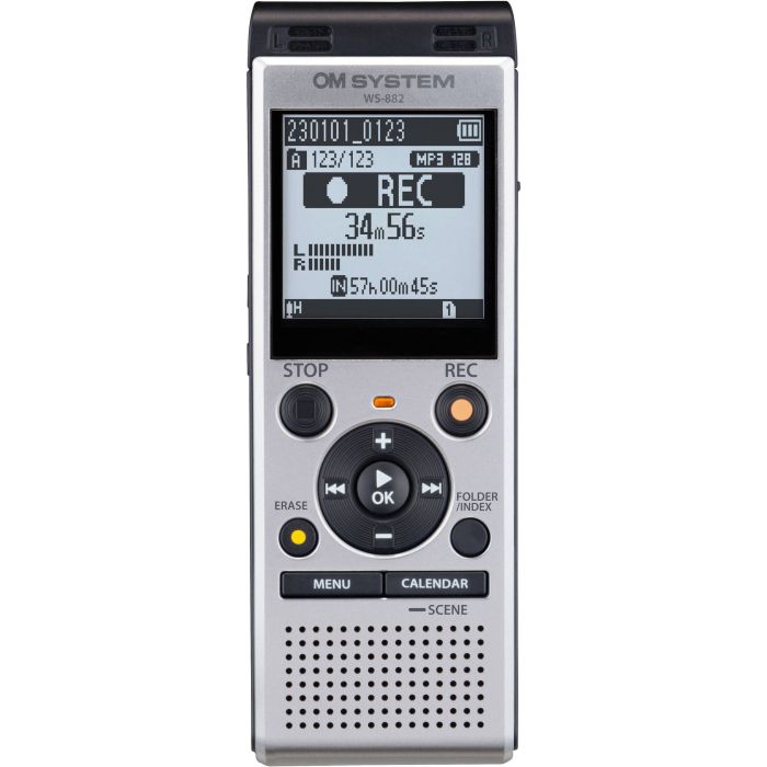 Диктофон OM System WS-882 (4GB) стерео серебристый (как новый)