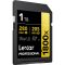 Карта памяти Lexar Professional 1800x Gold SDXC 1TB UHS-II U3 V60, R/W 270/205 МБ/с
