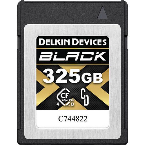 Карта памяти Delkin Devices Black 4.0 CFexpress Type B 325GB, R/W 3530/3250 МБ/с