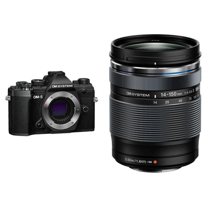 Фотоаппарат OM System OM-5 kit 14_150mm F4_5.6 II Pro Black