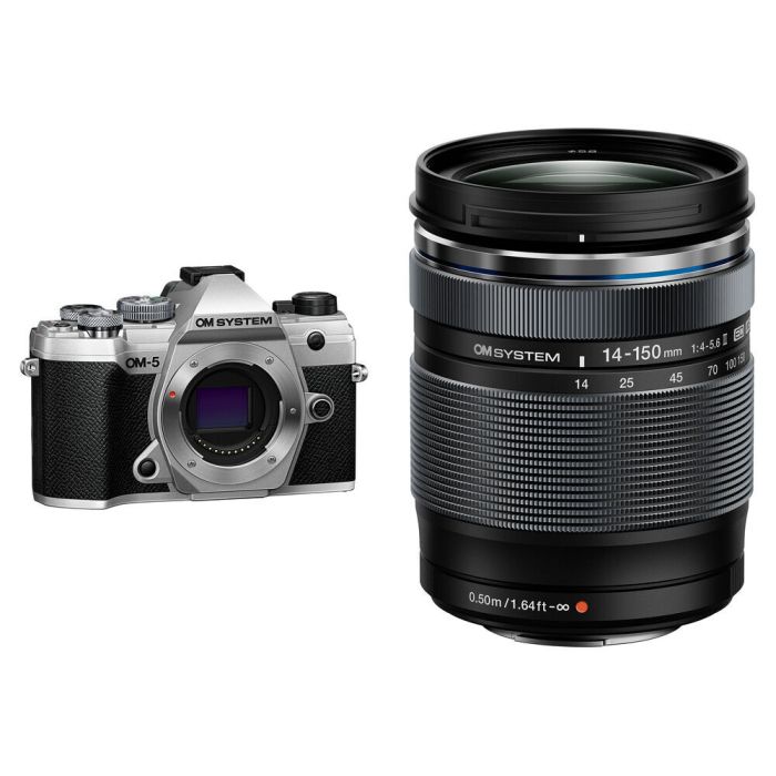Фотоаппарат OM System OM-5 kit 14_150mm F4_5.6 II Pro Silver