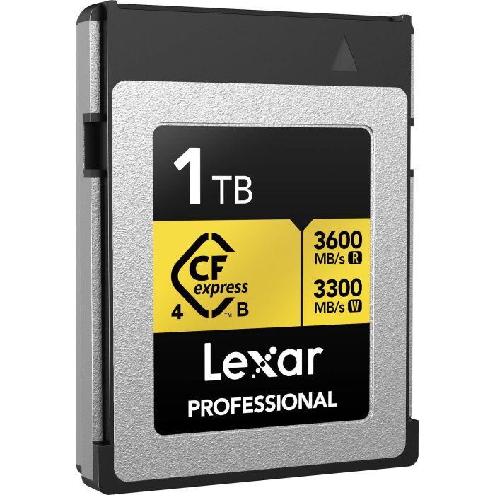 Карта памяти Lexar Professional Gold CFexpress 4.0 Type B 1TB, R/W 3600/3300 МБ/с
