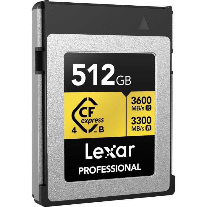 Карта памяти Lexar Professional Gold CFexpress 4.0 Type B 512GB, R/W 3600/3300 МБ/с