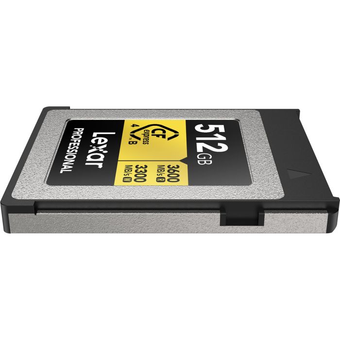Карта памяти Lexar Professional Gold CFexpress 4.0 Type B 512GB, R/W 3600/3300 МБ/с