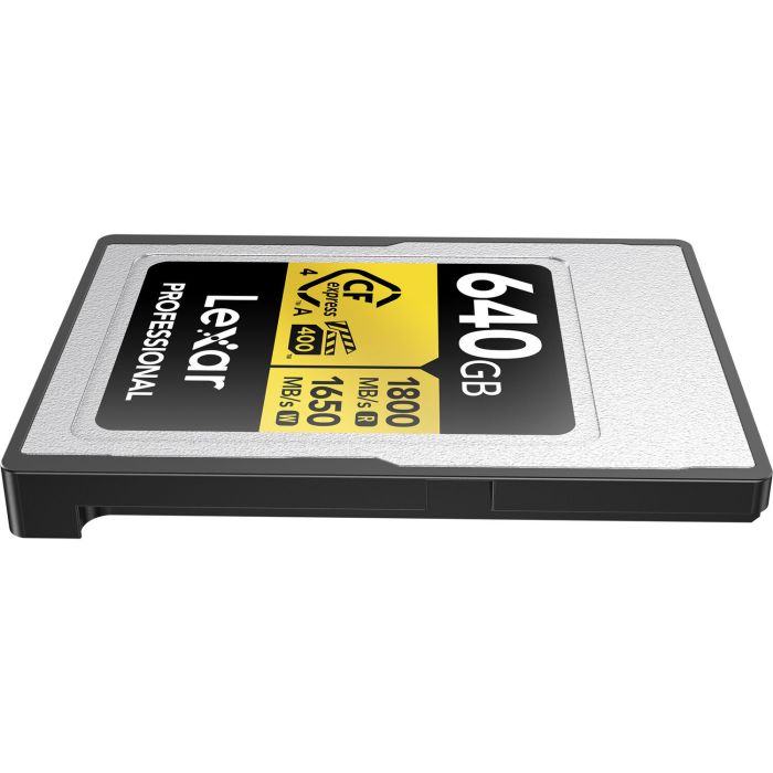 Карта памяти Lexar Professional Gold CFexpress 4.0 Type A 640GB VPG400, R/W 1800/1650 МБ/с