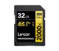 Карта памяти Lexar Professional 2000x Gold SDHC 32GB UHS-II U3 V90, R/W 300/260 МБ/с Карта памяти Lexar Professional 2000x Gold SDHC 32GB UHS-II U3 V90, R/W 300/260 МБ/с