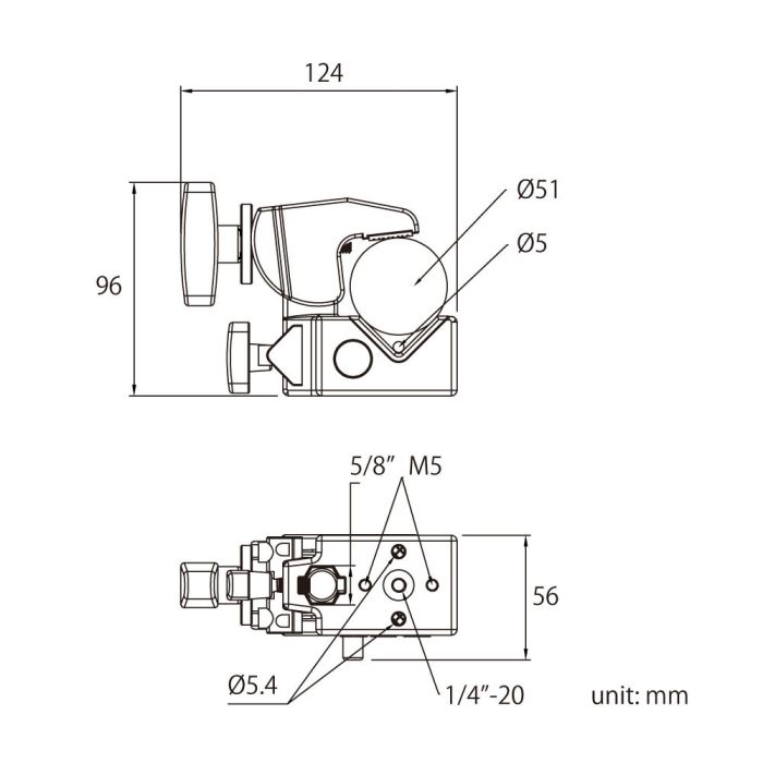 Зажим Kupo KCP-700 Super Convi Clamp Silver W/ KCP-7SDL Saddle