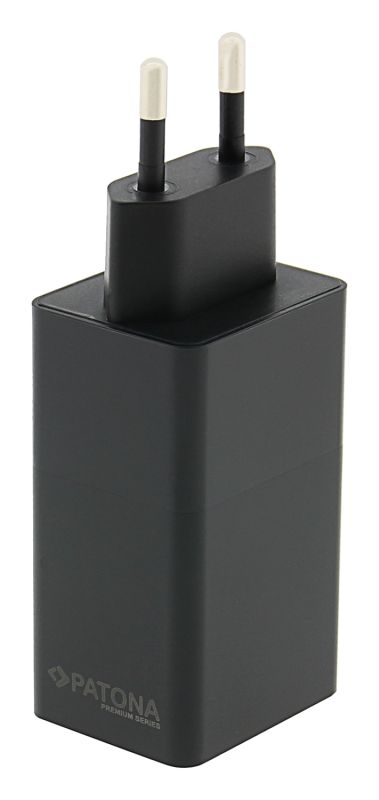 Сетевое зарядное устройство Patona Premium GaN PD65W 2xUSB-C 1xUSB-A