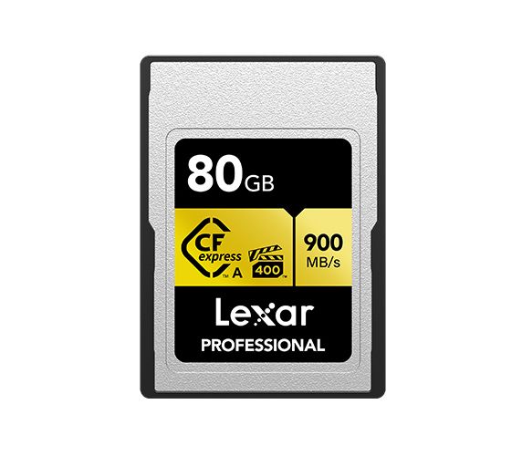 Карта памяти Lexar Professional Gold CFexpress Type A 80GB VPG400, R/W 900/800 МБ/с