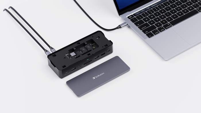 Док-станция Verbatim USB-C Pro Dock CDS-15SSD на 15 портов + 256GB Vi3000 SSD