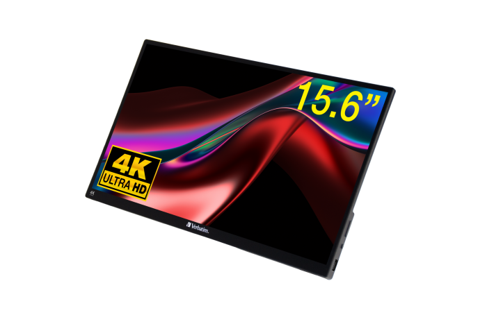 Портативный сенсорный монитор Verbatim Portable Touchscreen Monitor 15.6" Ultra HD 4K