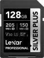 Карта памяти Lexar Professional SILVER PLUS SDXC 128GB UHS-I U3 V30 C10, R/W 205/150 МБ/с Карта памяти Lexar Professional SILVER PLUS SDXC 128GB UHS-I U3 V30 C10, R/W 205/150 МБ/с