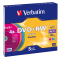 Оптический диск Verbatim DVD+RW 4.7GB 4X SERL Colour, Slim Case, 5 шт