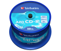 Оптический диск Verbatim CD-R 700MB 52X AZO Crystal, Spindle, 50шт Оптический диск Verbatim CD-R 700MB 52X AZO Crystal, Spindle, 50шт