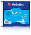 Оптический диск Verbatim CD-R 700MB 52X Extra Protection, Slim Case, 1 шт Оптический диск Verbatim CD-R 700MB 52X Extra Protection, Slim Case, 1 шт