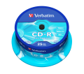Оптический диск Verbatim CD-R 700MB 52X Extra Protection, Spindle, 25 шт Оптический диск Verbatim CD-R 700MB 52X Extra Protection, Spindle, 25 шт