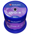 Оптический диск Verbatim DVD+R 4.7GB 16X AZO Matt Silver, Spindle, 100 шт Оптический диск Verbatim DVD+R 4.7GB 16X AZO Matt Silver, Spindle, 100 шт