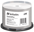 Оптический диск Verbatim DVD-R 4.7GB 16X AZO DataLifePlus Wide Thermal Printable, Spindle, 50 шт Оптический диск Verbatim DVD-R 4.7GB 16X AZO DataLifePlus Wide Thermal Printable, Spindle, 50 шт