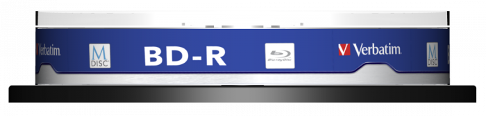 Оптический диск Verbatim BD-R 25GB 4X MDISC Lifetime archival Inkjet Printable, Spindle, 10 шт