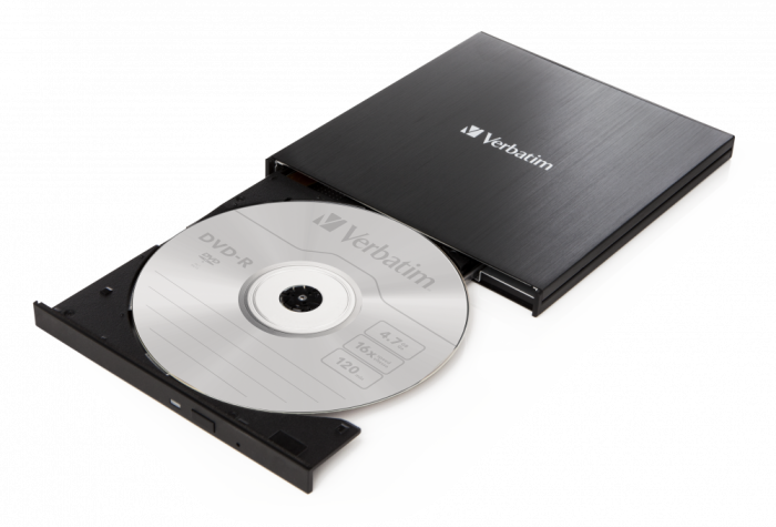 Привод внешний Verbatim Slimeline CD/DVD Writer USB-C 3.2 Gen 1