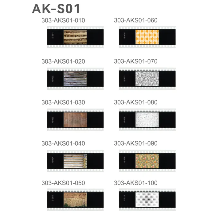 Набор слайдов Godox AK-S01 для насадки AK-R21 Текстуры
