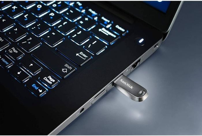 Флеш-накопитель SanDisk Ultra Luxe USB 3.2 Gen1 512GB, R 400 МБ/с