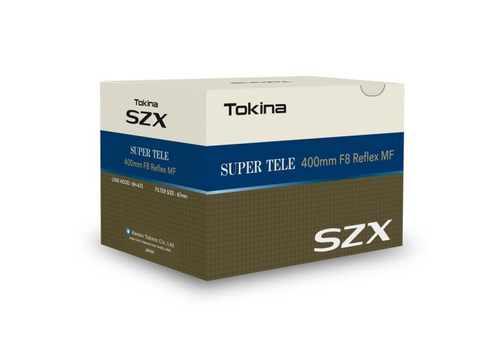 Объектив Tokina SZX SUPER TELE 400mm F8 Reflex MF для Canon EF-M