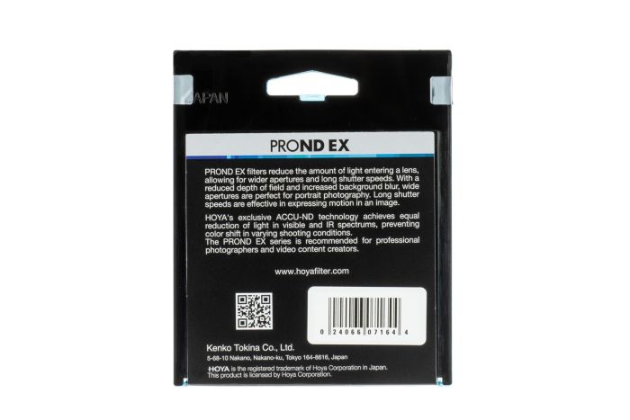 Светофильтр Hoya PROND EX 64 нейтрально-серый 62mm