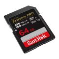Карта памяти SanDisk Extreme Pro SDXC 64GB UHS-II U3 V60, R/W 280/100 МБ/с Карта памяти SanDisk Extreme Pro SDXC 64GB UHS-II U3 V60, R/W 280/100 МБ/с