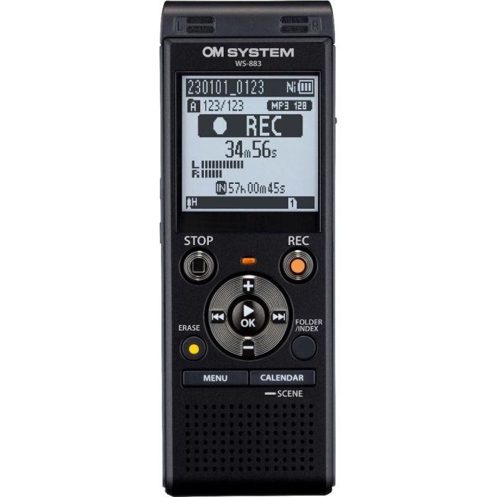 Диктофон OM System WS-883 (8GB) стерео, черный