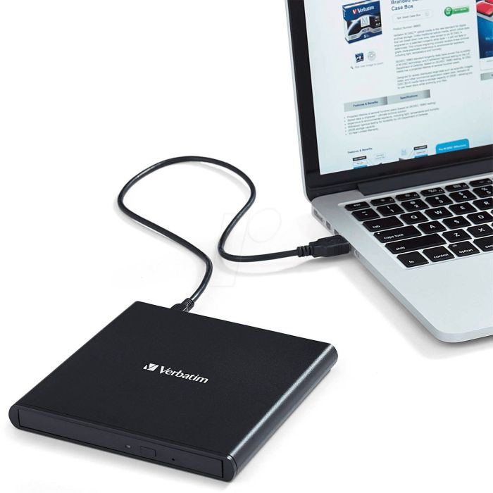 Привод внешний Verbatim Slimeline CD/DVD Writer USB 2.0