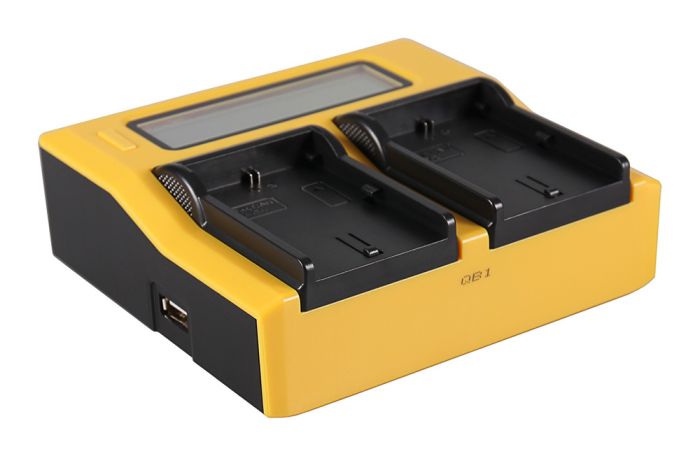 Зарядное устройство Patona Dual LCD USB для 2х аккумуляторов LP-E6