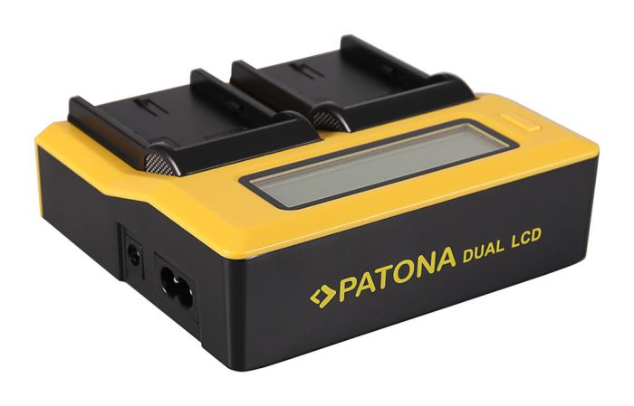 Зарядное устройство Patona Dual LCD USB для 2х аккумуляторов LP-E6