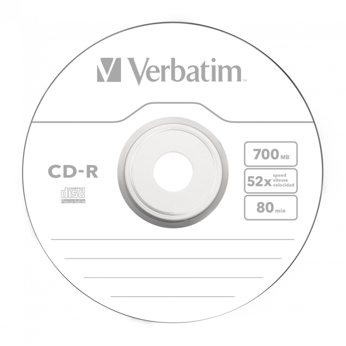 Оптический диск Verbatim CD-R 700MB 52X Extra Protection, Spindle, 10 шт