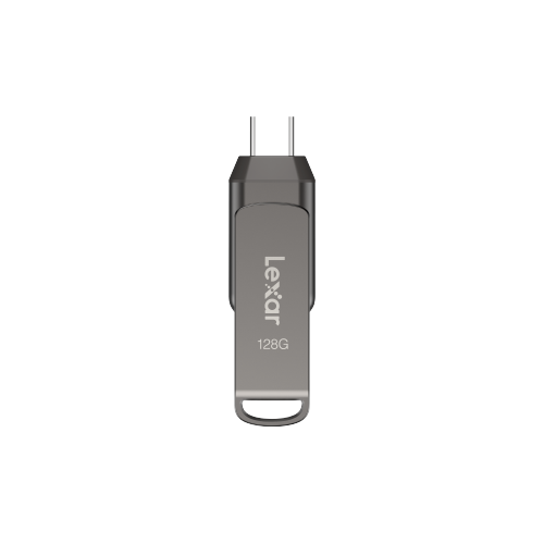 Флеш-накопитель Lexar JumpDrive Dual Drive D400 USB 3.1 Gen1 Type-C 128GB, R 130МБ/с