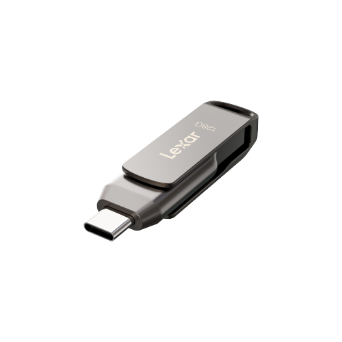 Флеш-накопитель Lexar JumpDrive Dual Drive D400 USB 3.1 Gen1 Type-C 128GB, R 130МБ/с