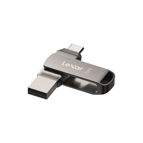 Флеш-накопитель Lexar JumpDrive Dual Drive D400 USB 3.1 Gen1 Type-C 128GB, R 130МБ/с