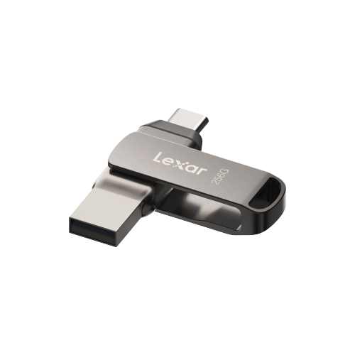Флеш-накопитель Lexar JumpDrive Dual Drive D400 USB 3.1 Gen1 Type-C 256GB, R 130МБ/с
